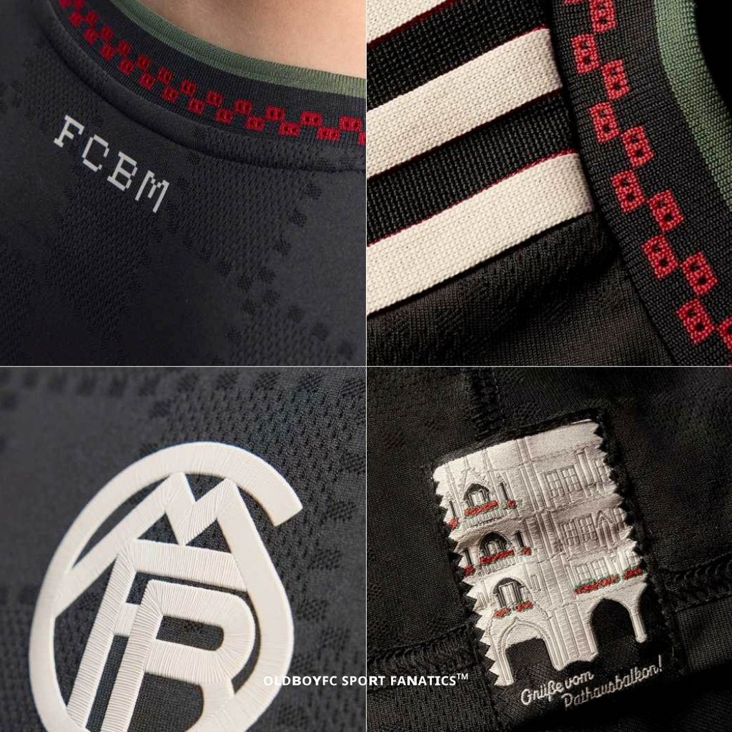 拜仁慕尼黑球衣 adidas 臂章／布料細節