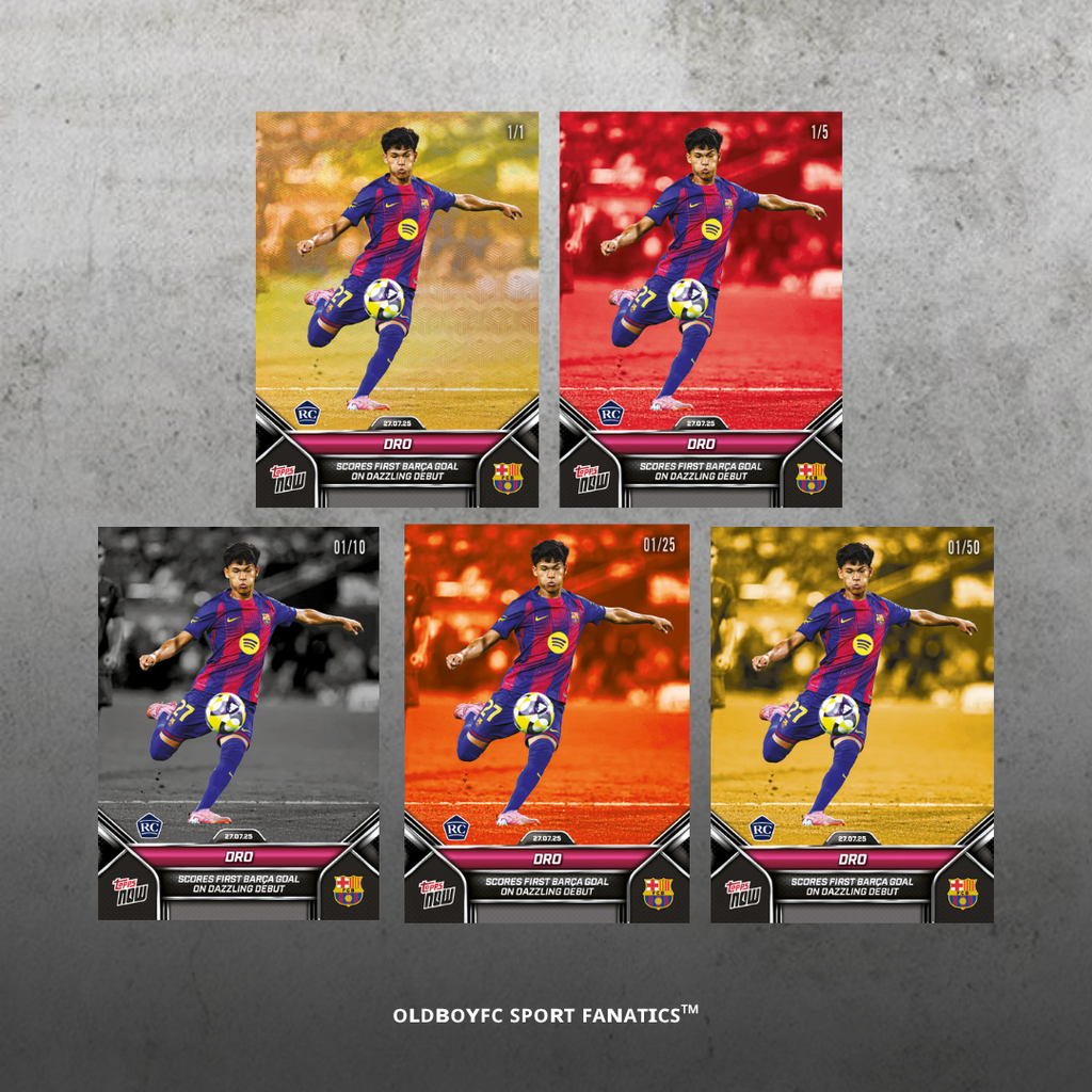 Topps Now Pedro Fernández 2025 巴塞隆納 球星卡 編號平行卡