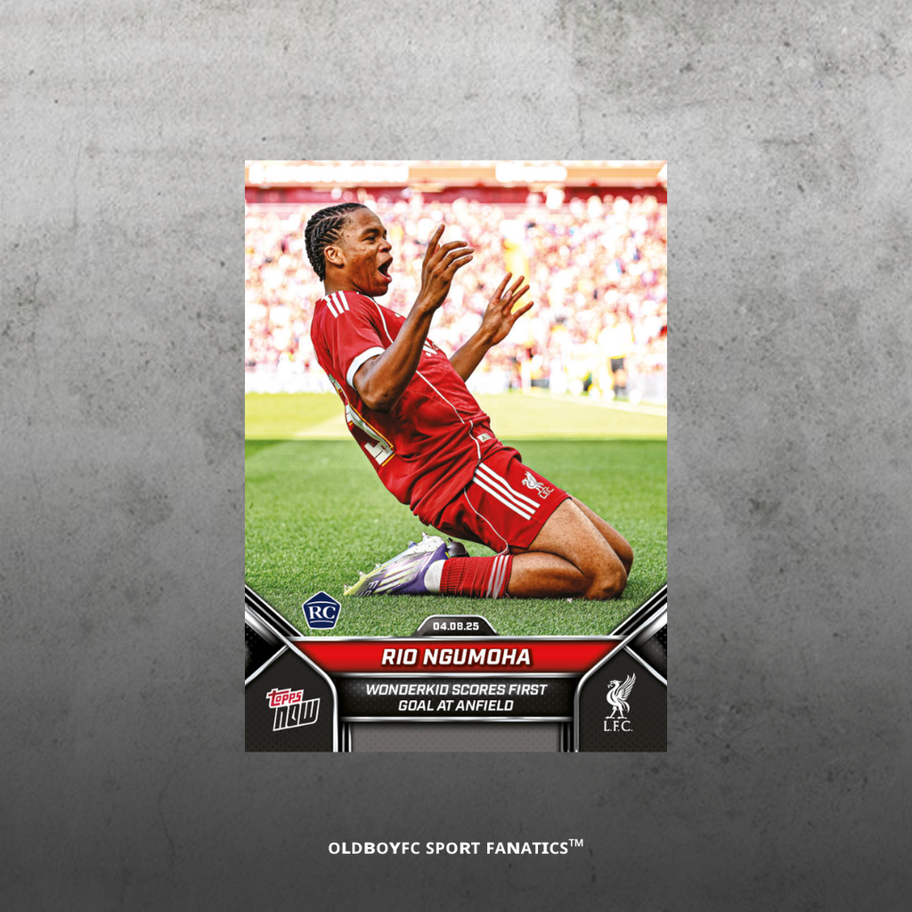 Topps Now Rio Ngumoha 2024-25 利物浦 球星卡 正面圖