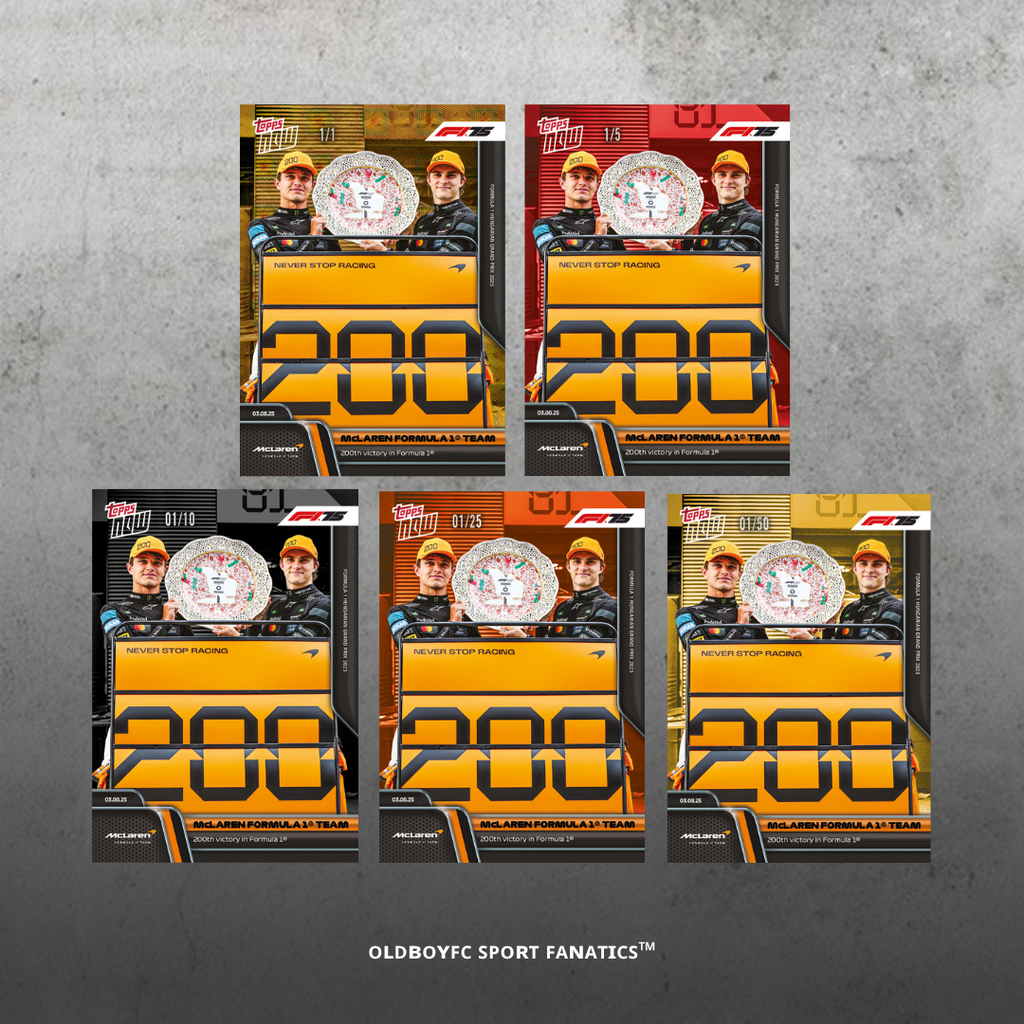 Topps Now McLaren 2025 匈牙利大獎賽 球星卡 平行編號卡