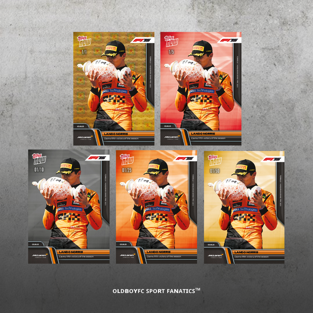 Topps Now Lando Norris 2025 匈牙利大獎賽 球星卡 平行編號卡