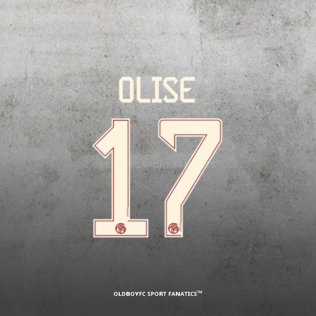 拜仁慕尼黑 25/26 二客 印號 Olise