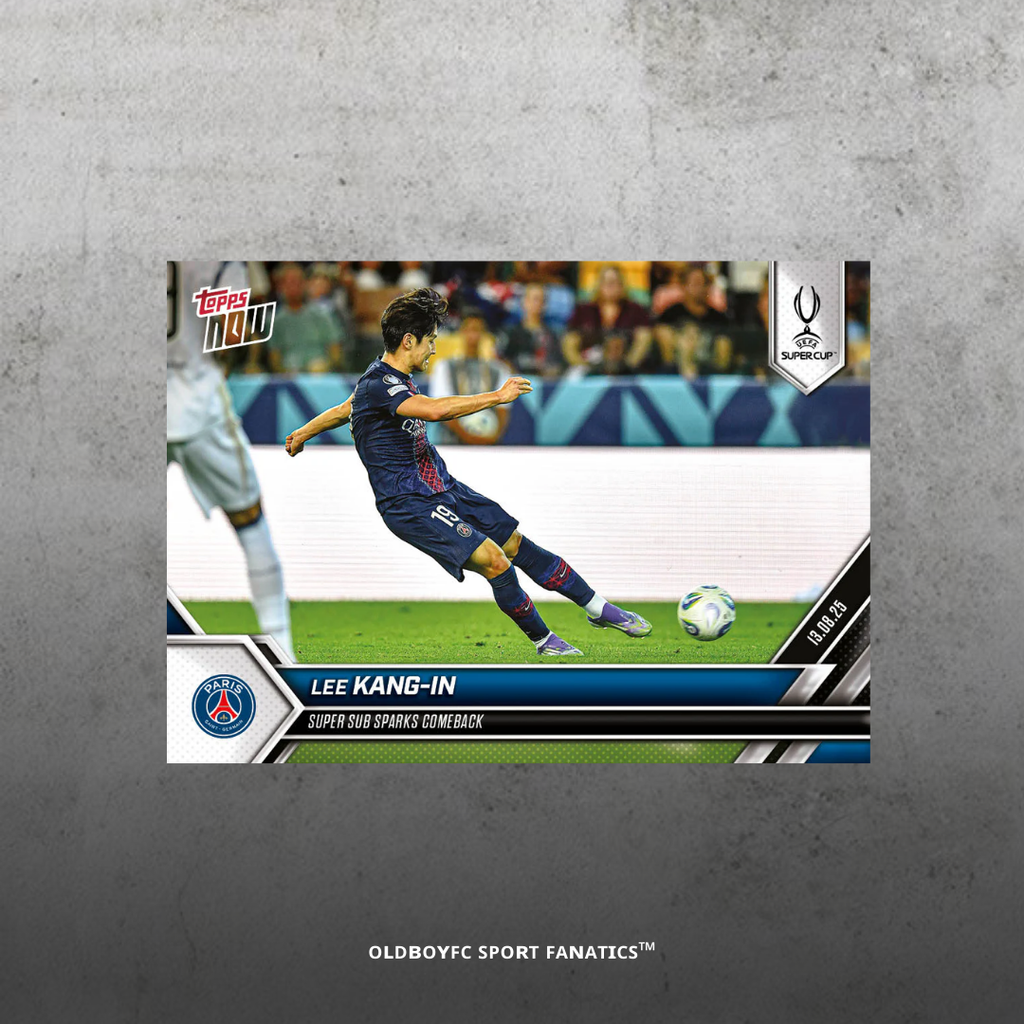 【Topps Now】巴黎聖日耳曼 2025 歐洲超級盃 李康仁逆轉首球 #4