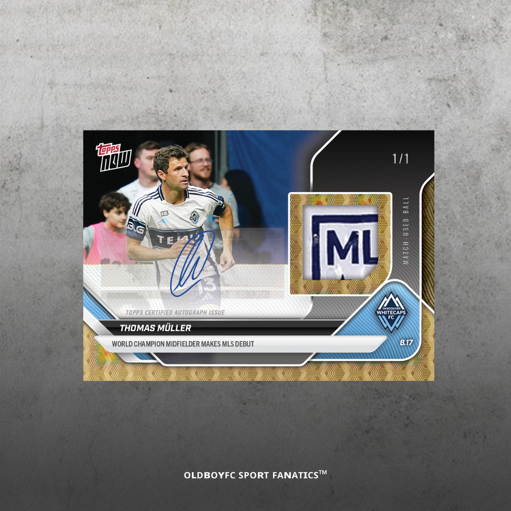 Topps Now Thomas Müller 2025 MLS 溫哥華白浪 球星卡 帶編卡