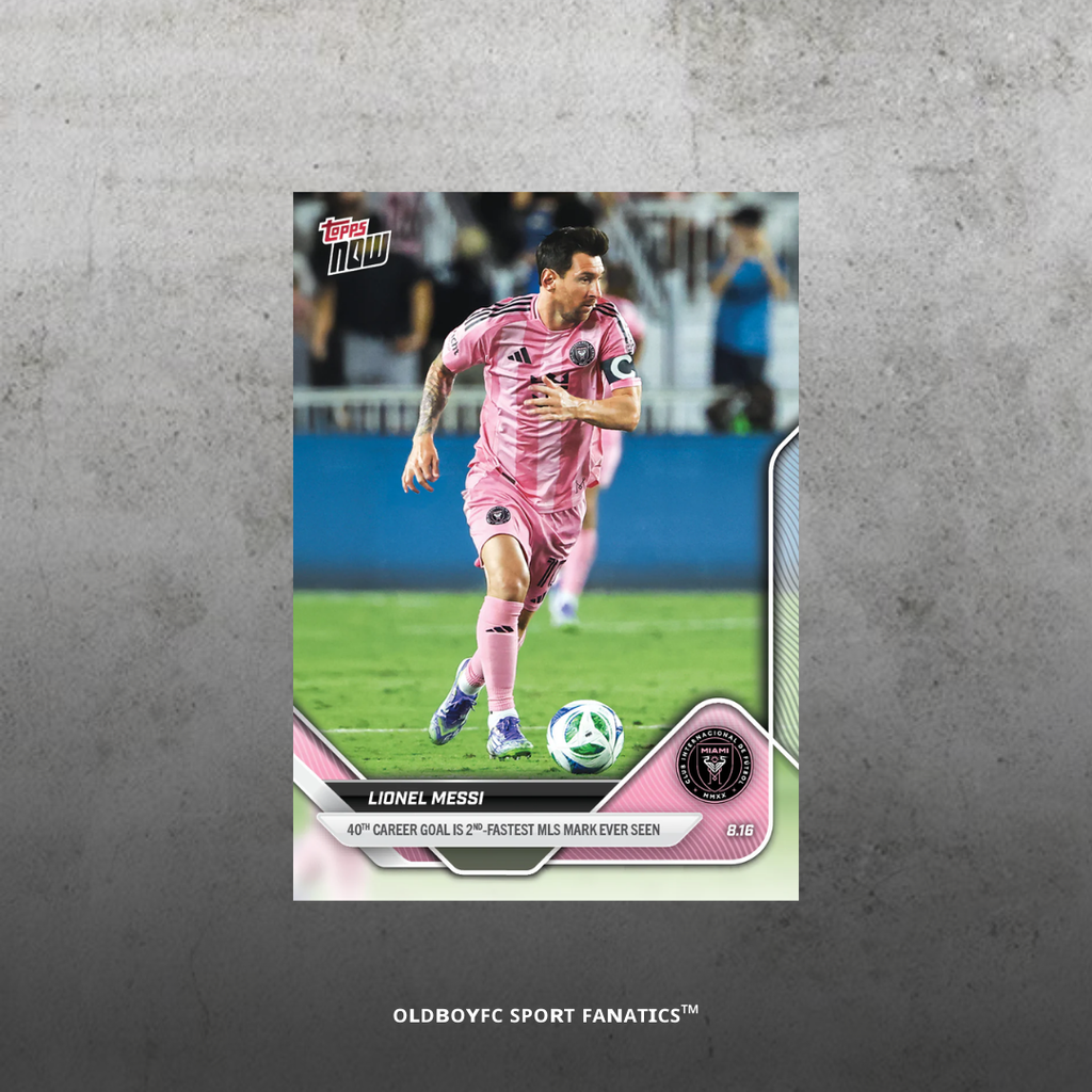 Topps Now Lionel Messi 2025 MLS 邁阿密國際 球星卡 正面圖