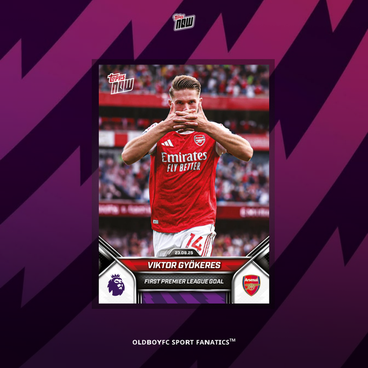 Topps Now Viktor Gyökeres 25/26 英超 球星卡 #8 正面圖