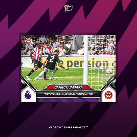 Topps Now Dango Ouattara 25/26 英超 球星卡 #9 正面圖