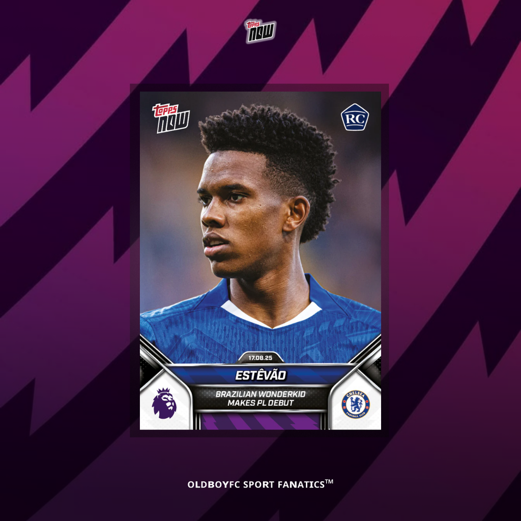 Topps Now Estêvão 25/26 英超 切爾西 球星卡 正面圖