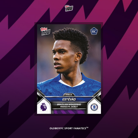 Topps Now Estêvão 25/26 英超 切爾西 球星卡 正面圖