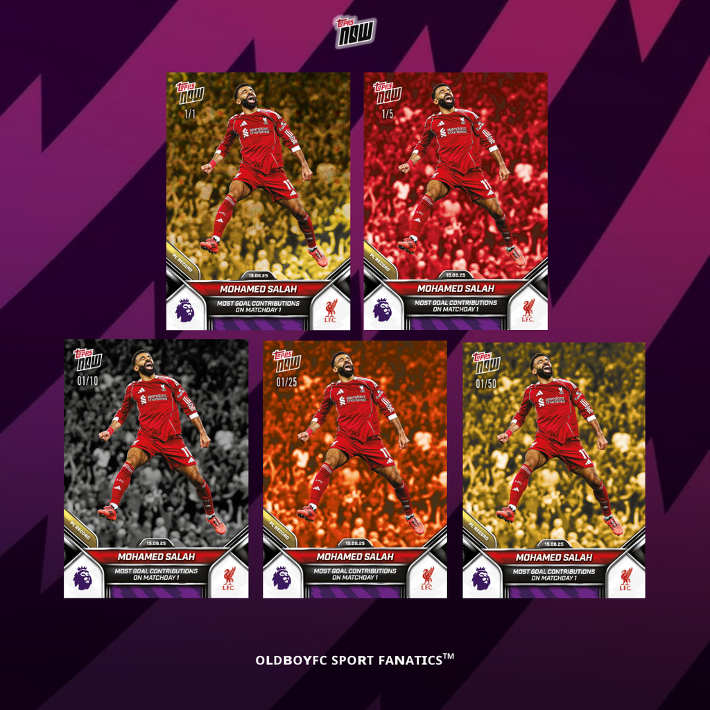 Topps Now Mohamed Salah 25/26 英超 利物浦 球星卡 帶邊卡