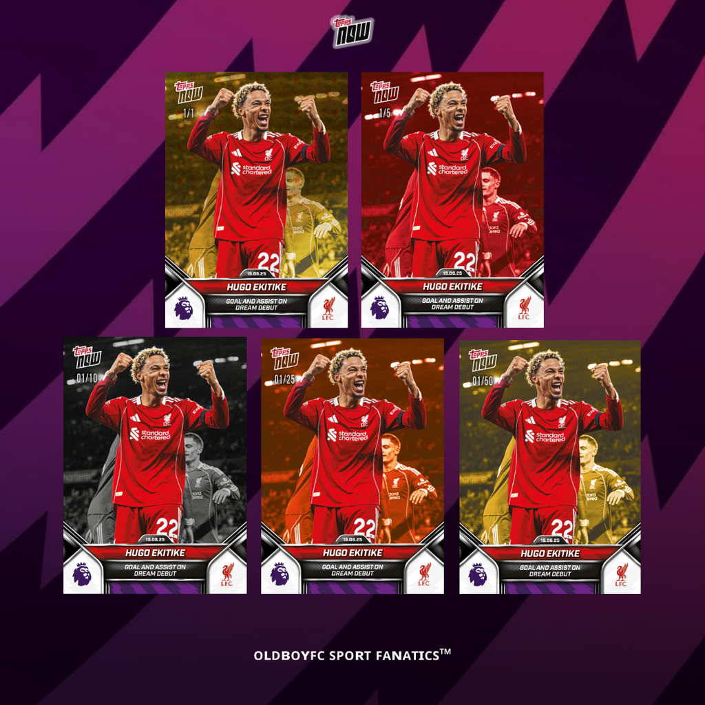 Topps Now Hugo Ekitike 25/26 英超 利物浦 球星卡 帶邊卡