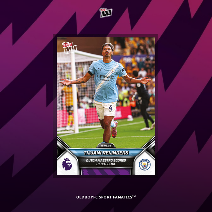 Topps Now Tijjani Reijnders 25/26 英超 球星卡 正面圖