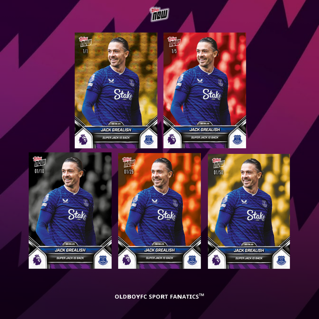 Topps Now Jack Grealish 25/26 英超 球星卡 帶編卡