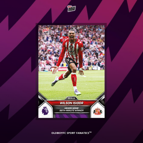 Topps Now Wilson Isidor 25/26 英超 球星卡 正面圖