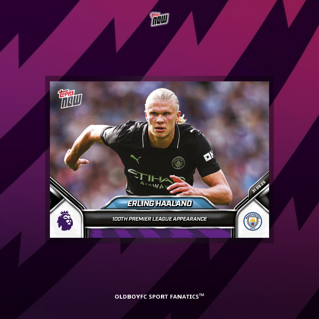 Topps Now Erling Haaland 25/26 英超 球星卡 正面圖