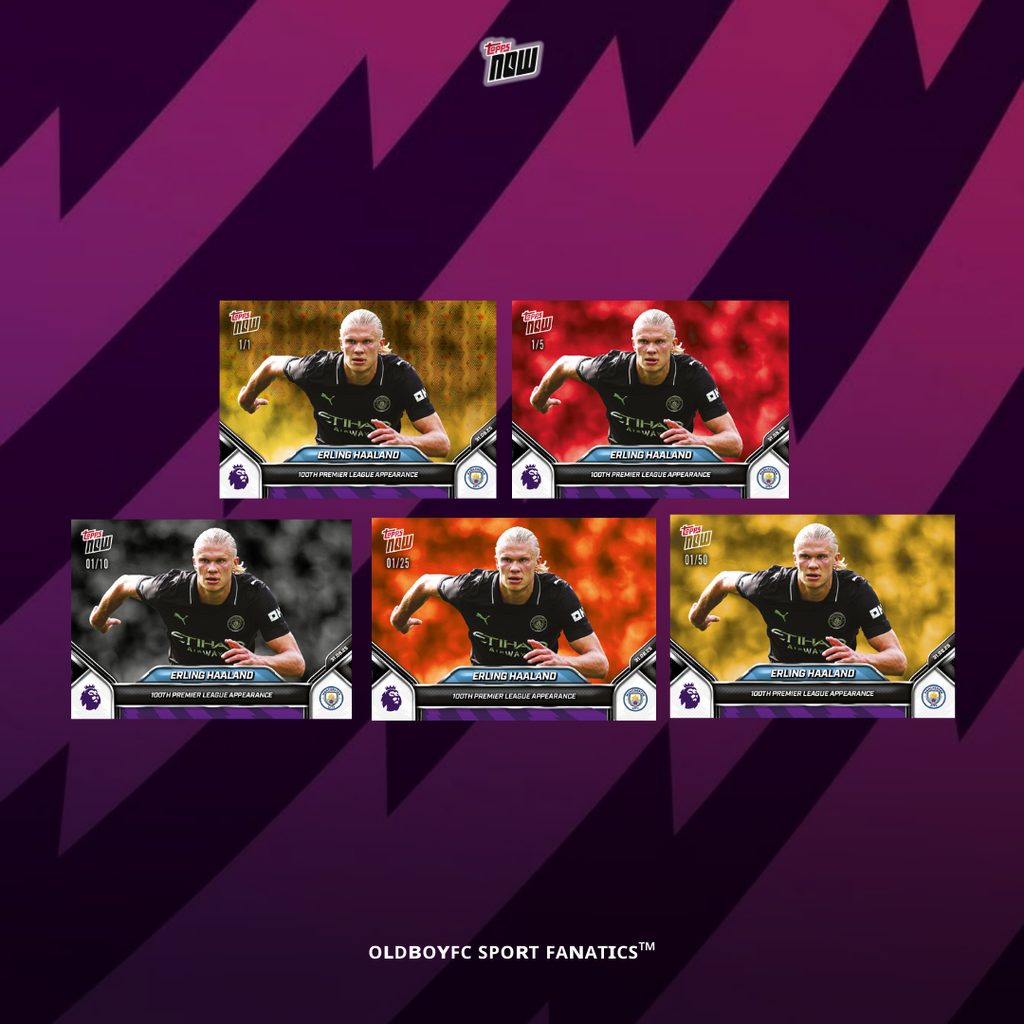 Topps Now Erling Haaland 25/26 英超 球星卡 帶編卡