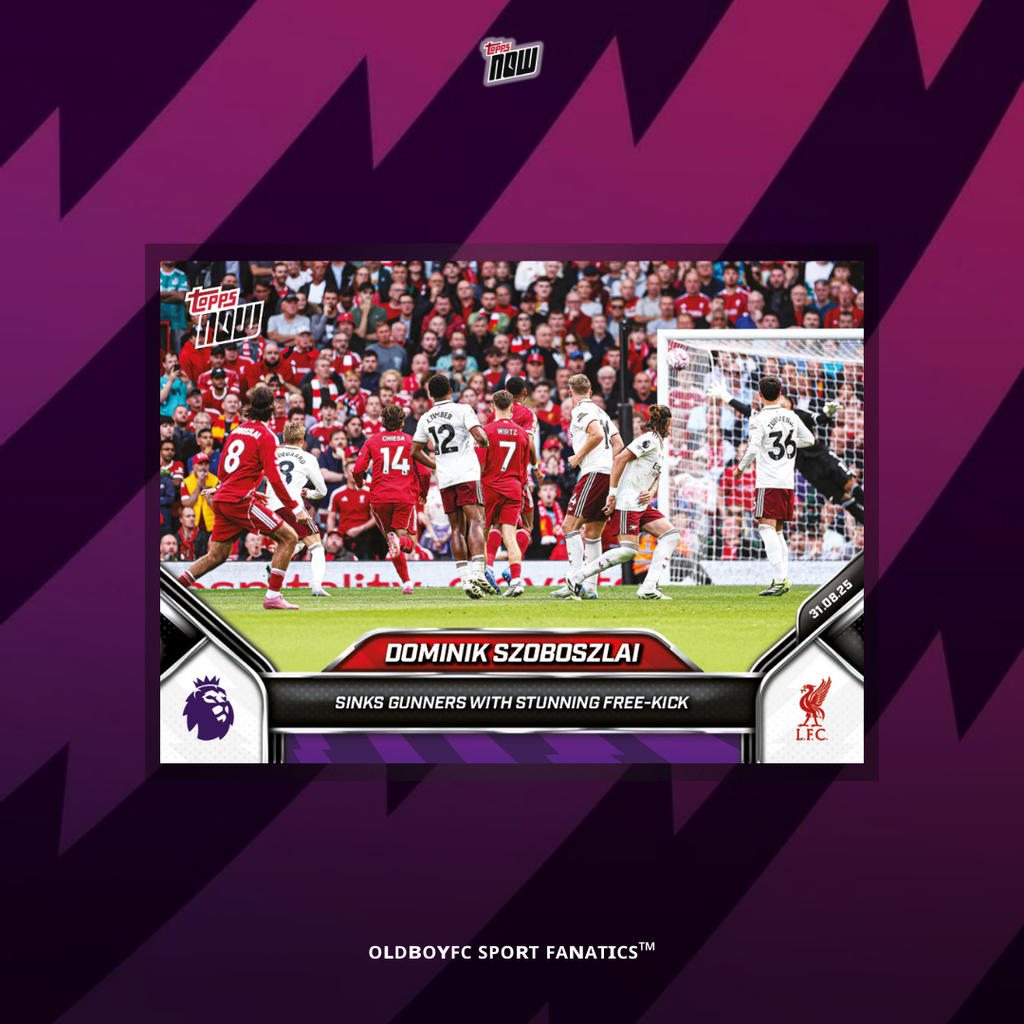 Topps Now Dominik Szoboszlai 25/26 英超 球星卡 正面圖