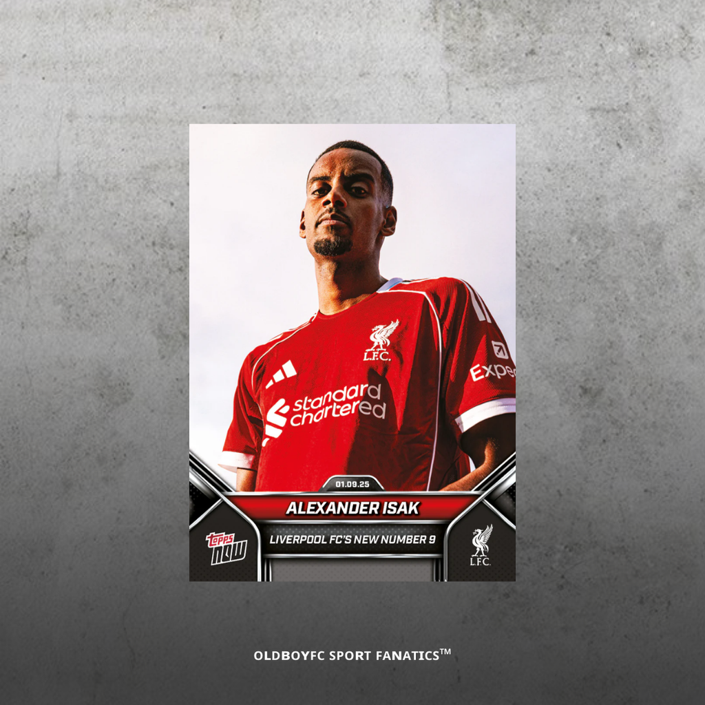 Topps Now Alexander Isak 24/25 利物浦 球星卡 正面圖