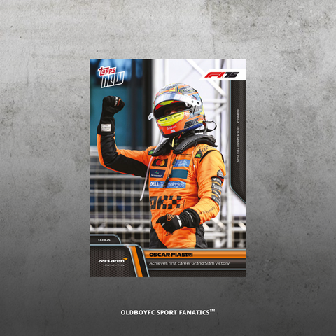 Topps Now Oscar Piastri 2025 F1 荷蘭大獎賽 球星卡 正面圖