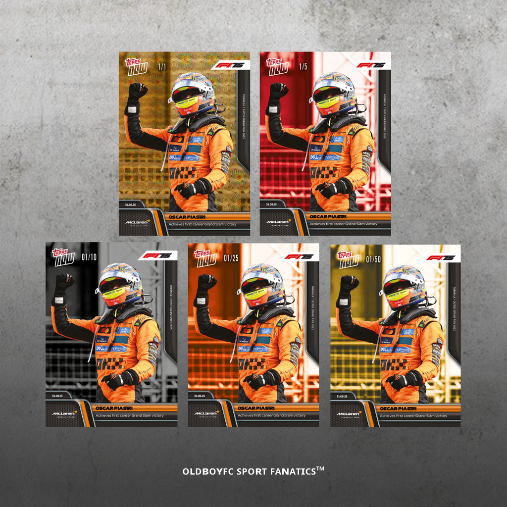 Topps Now Oscar Piastri 2025 F1 荷蘭大獎賽 球星卡 帶編卡