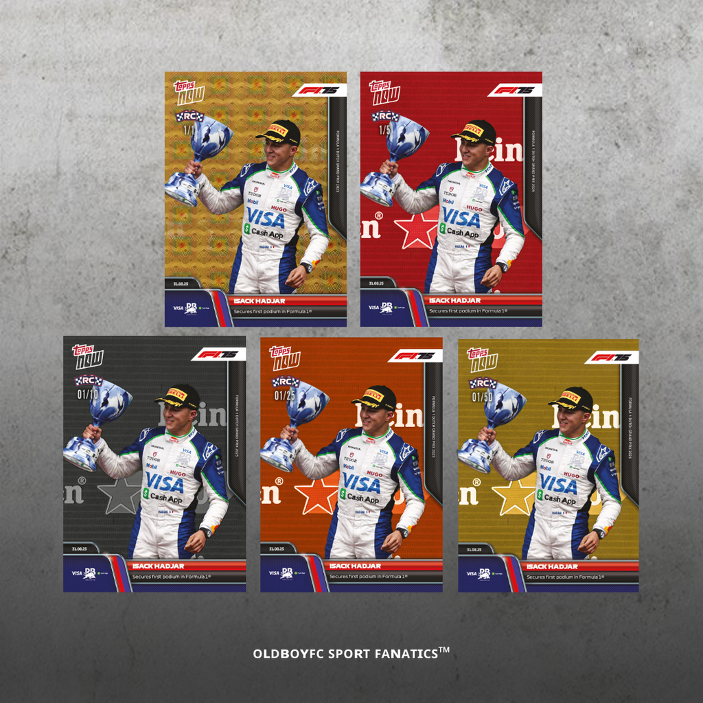 Topps Now Isack Hadjar 2025 F1 荷蘭大獎賽 球星卡 帶編卡