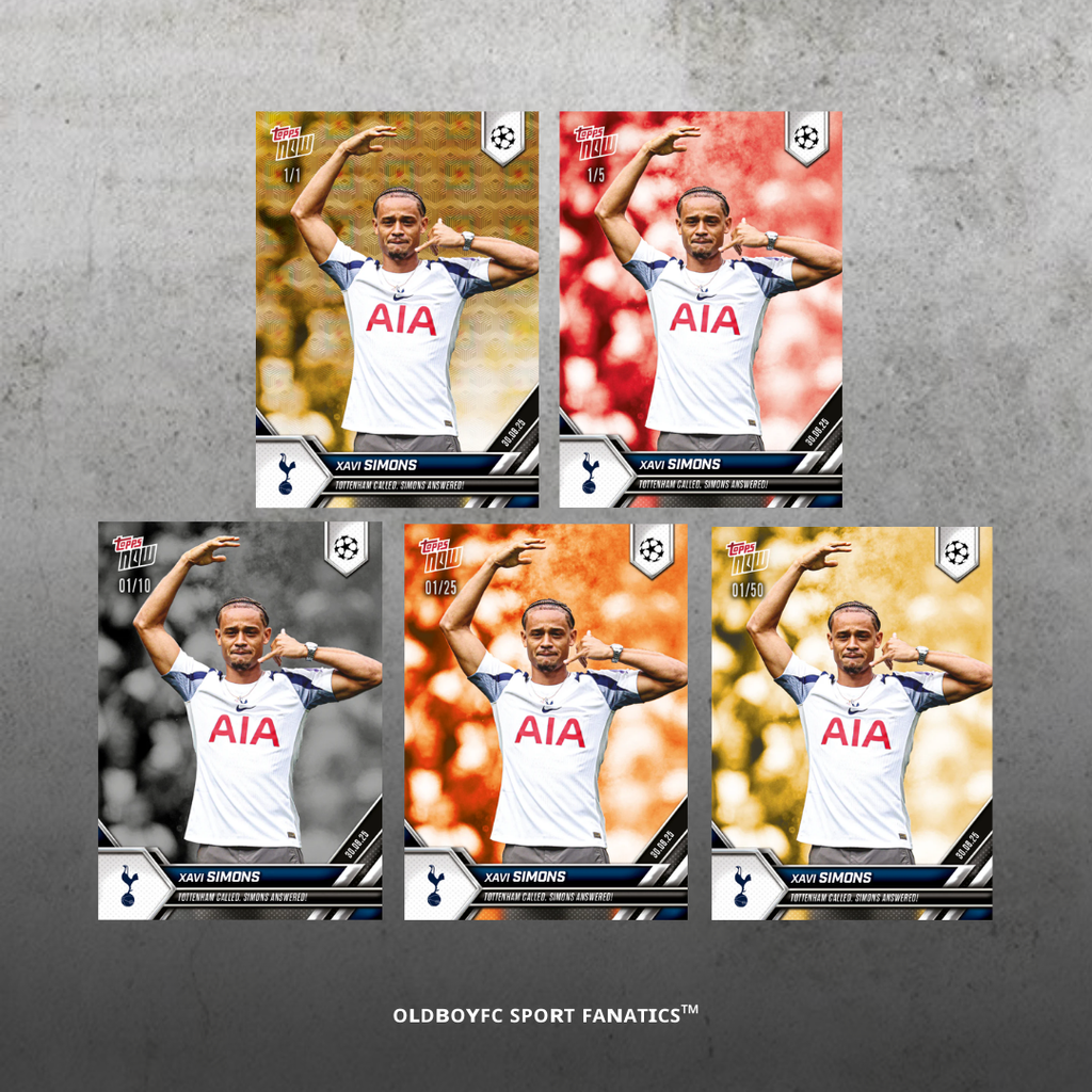 Topps Now Xavi Simons 25/26 歐冠 球星卡 帶編卡