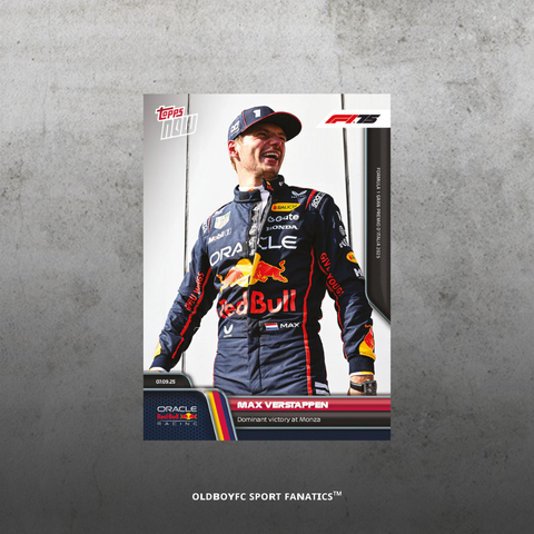 Topps Now Max Verstappen 2025 義大利大獎賽 球星卡 正面圖