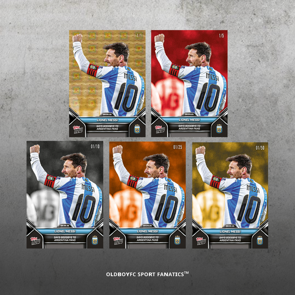 Topps Now Lionel Messi 24/25 Argentina 球星卡 帶編卡