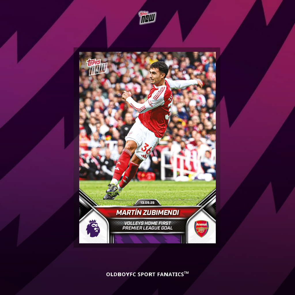 Topps Now Zubimendi 25/26 英超 球星卡 正面圖
