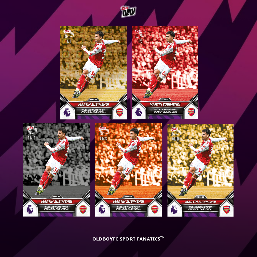 Topps Now Zubimendi 25/26 英超 球星卡 帶編卡
