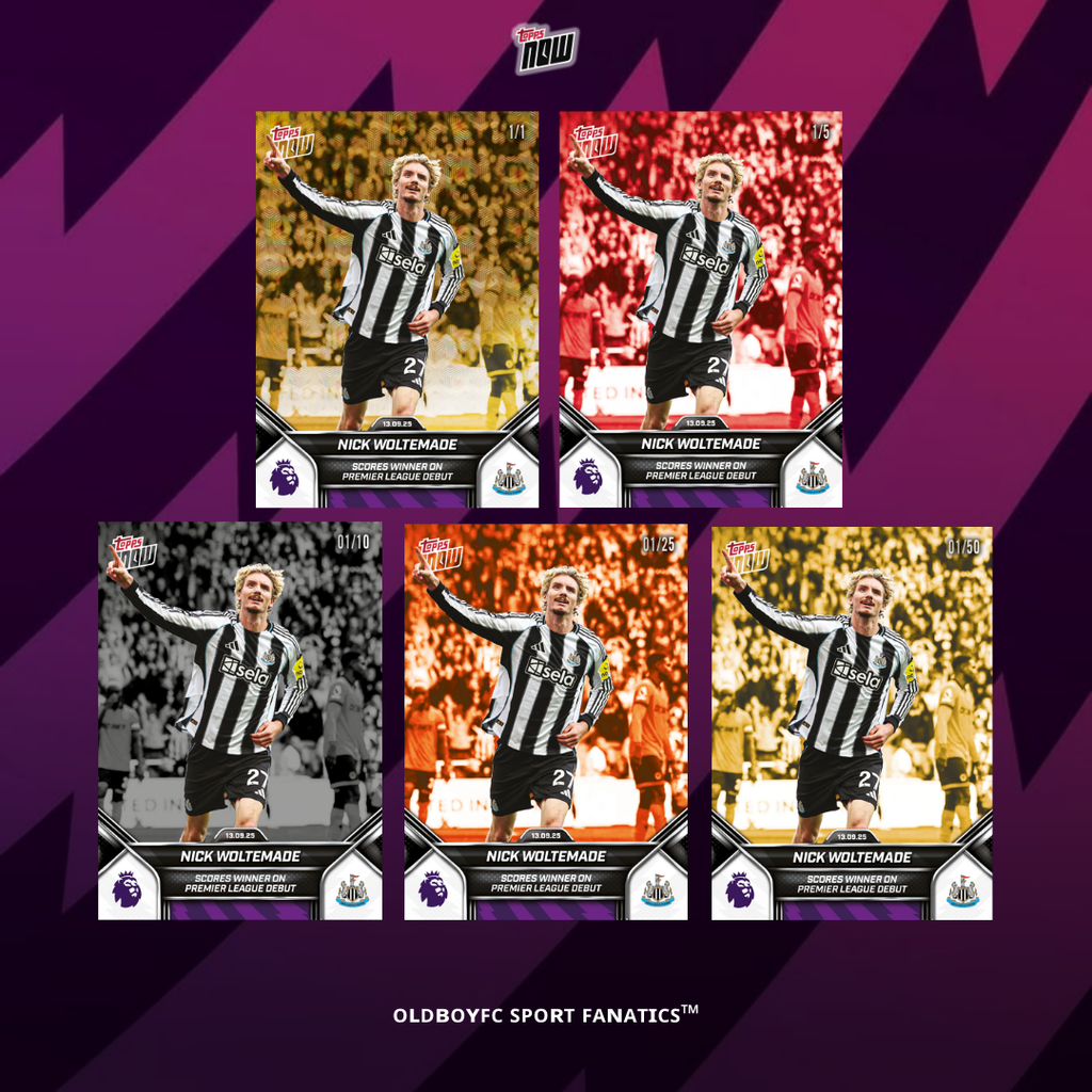 Topps Now Woltemade 25/26 英超 紐卡索 球星卡 帶編卡