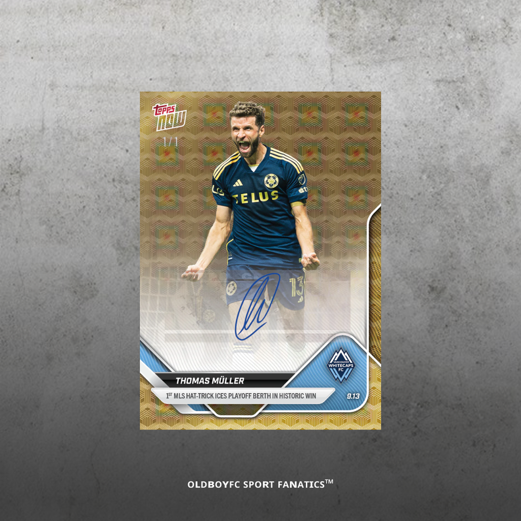 Topps Now Müller 2025 MLS 球星卡 簽名卡
