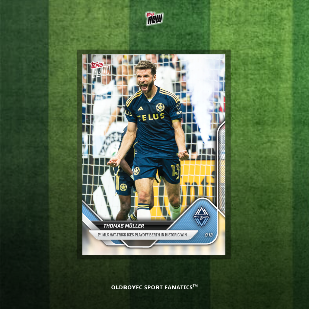 Topps Now Müller 2025 MLS 球星卡 正面圖