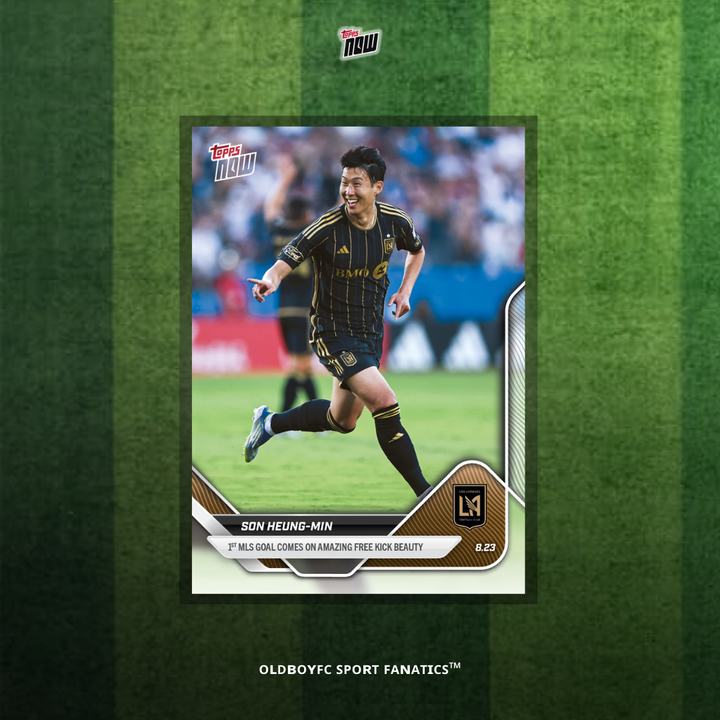 Topps Now 孫興慜 2025 MLS 洛杉磯FC 首球卡 #80 正面圖