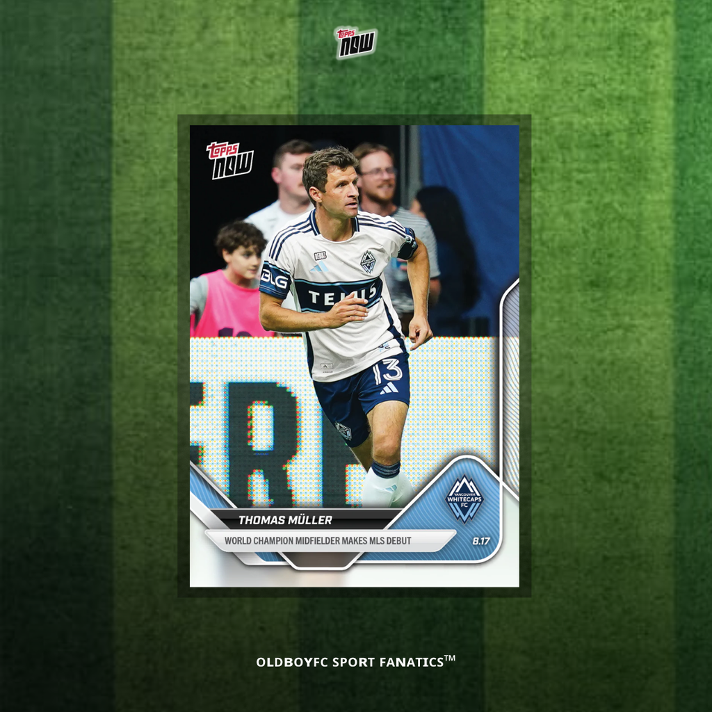 Topps Now Thomas Müller 2025 MLS 溫哥華白浪 球星卡 正面圖