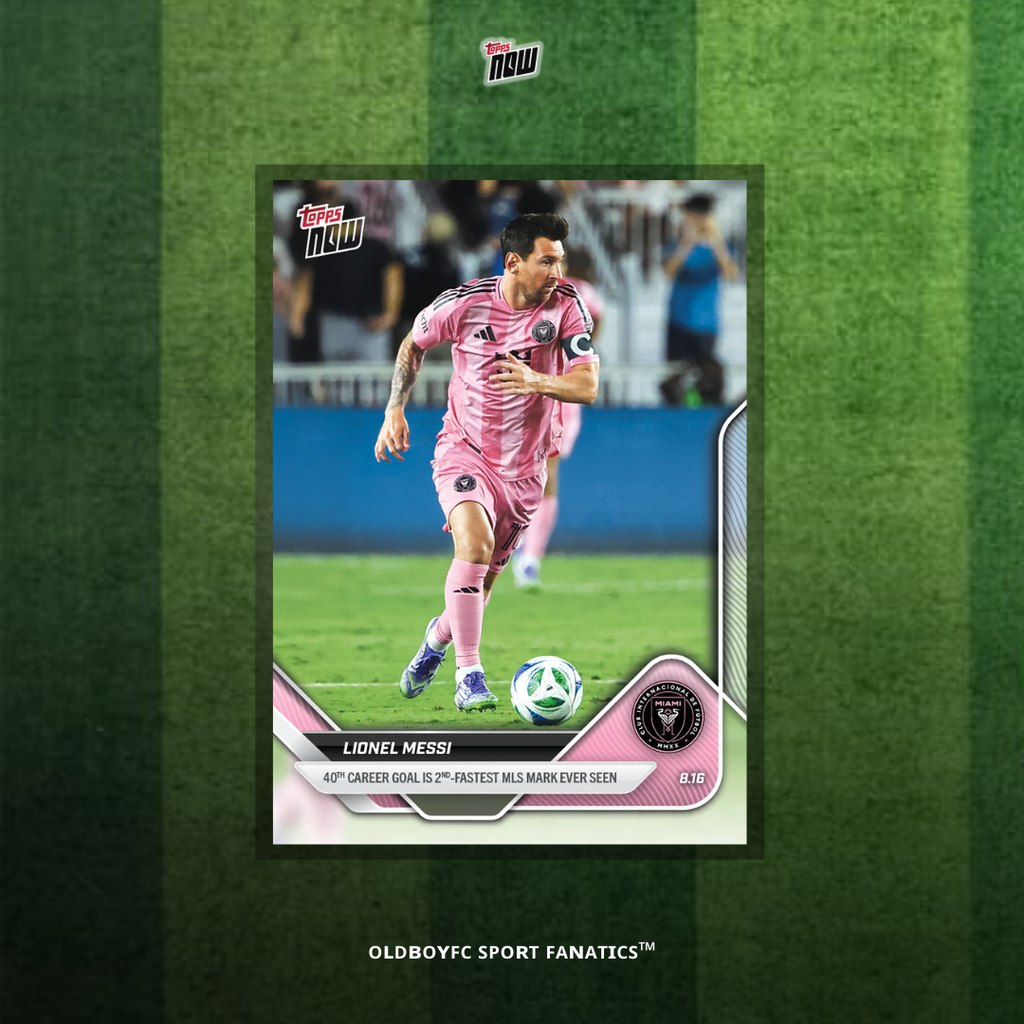 Topps Now Lionel Messi 2025 MLS 邁阿密國際 球星卡 正面圖