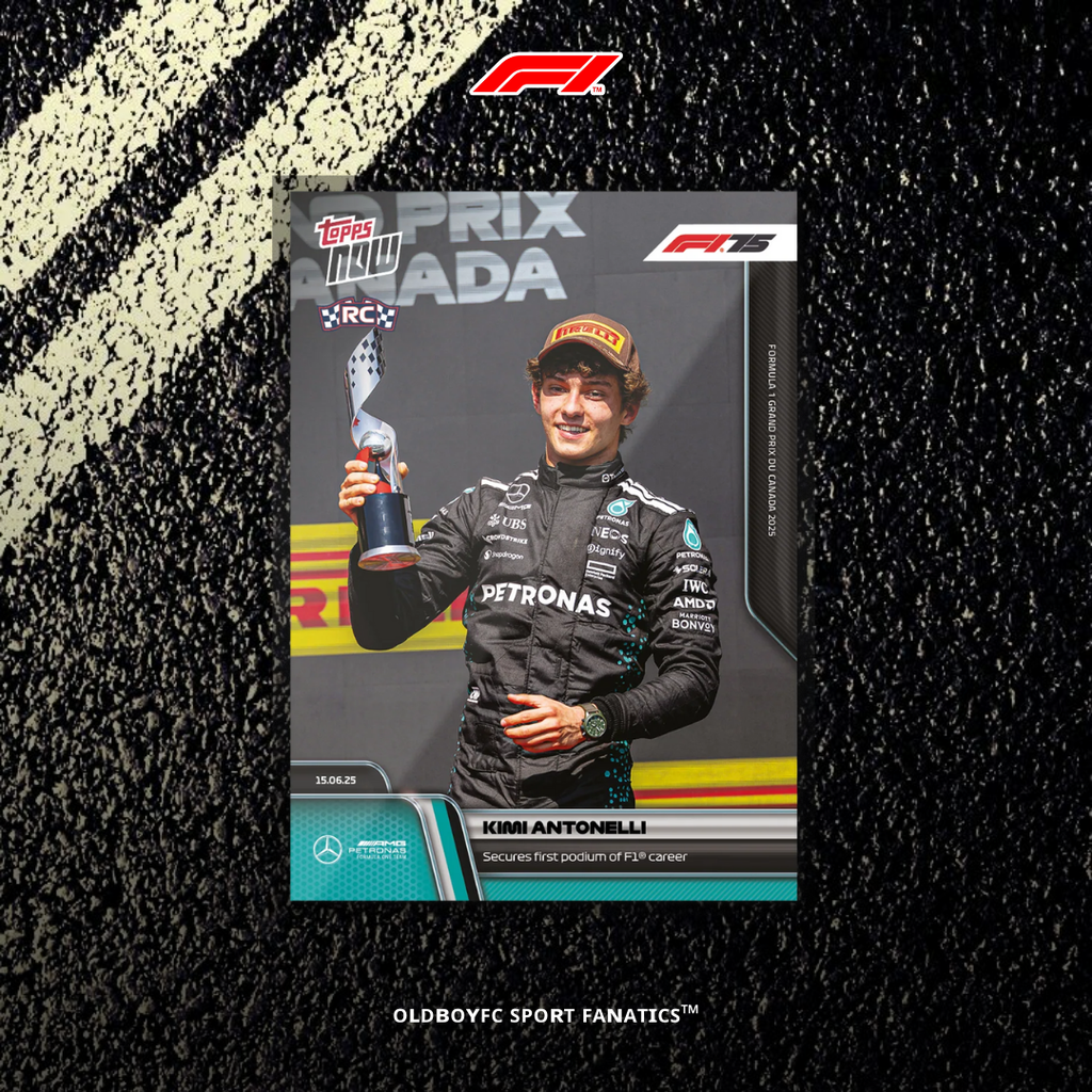 Topps Now Kimi Antonelli 2025 F1 球星卡 正面圖