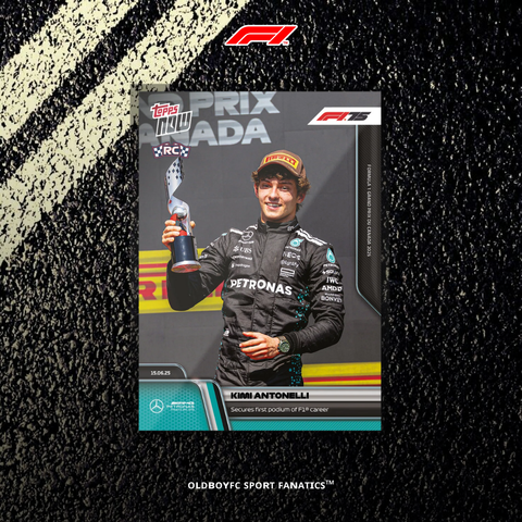 Topps Now Kimi Antonelli 2025 F1 球星卡 正面圖