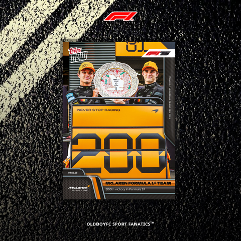 Topps Now McLaren 2025 匈牙利大獎賽 球星卡 正面圖