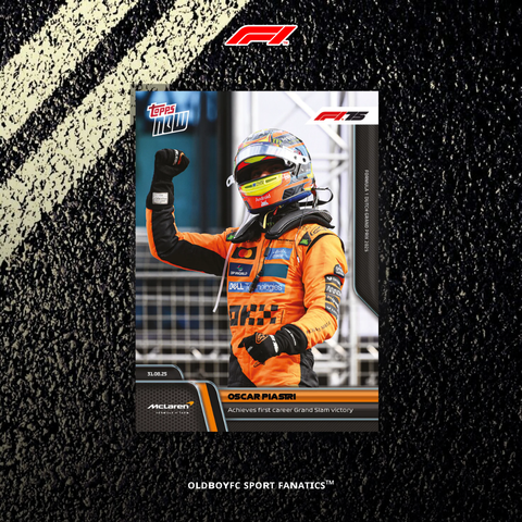 Topps Now Oscar Piastri 2025 F1 荷蘭大獎賽 球星卡 正面圖
