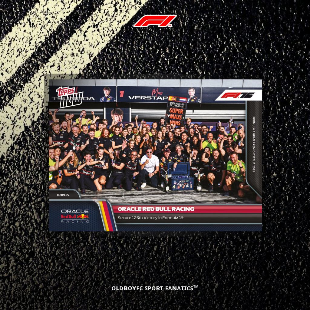 Topps Now Red Bull Racing 2025 義大利大獎賽 球星卡 正面圖