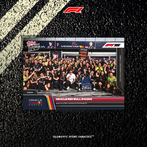 Topps Now Red Bull Racing 2025 義大利大獎賽 球星卡 正面圖