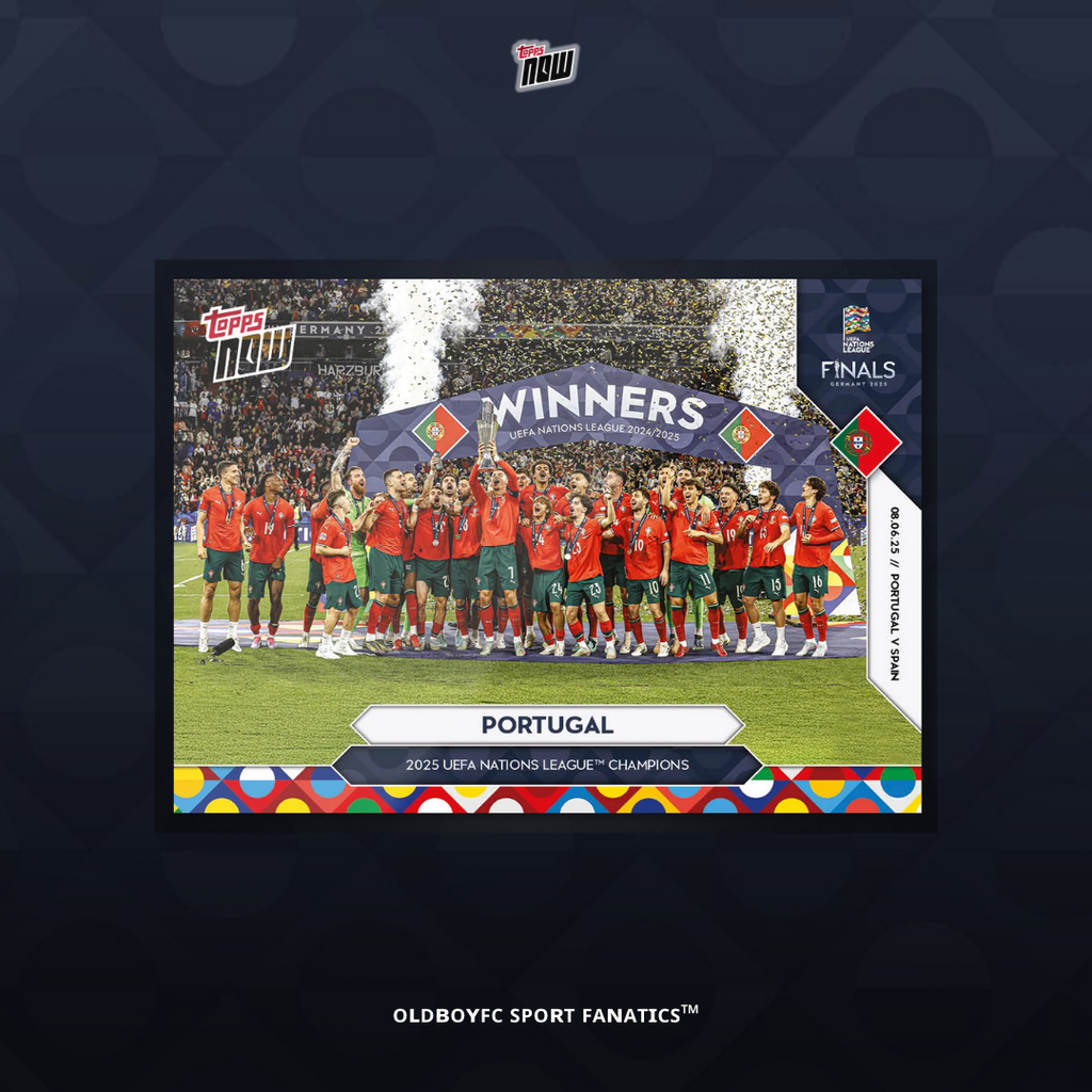 Topps Now 葡萄牙 2025 歐國聯 球星卡 正面圖