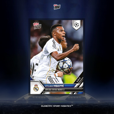 Topps Now Kylian Mbappé 25/26 歐冠 球星卡 正面圖