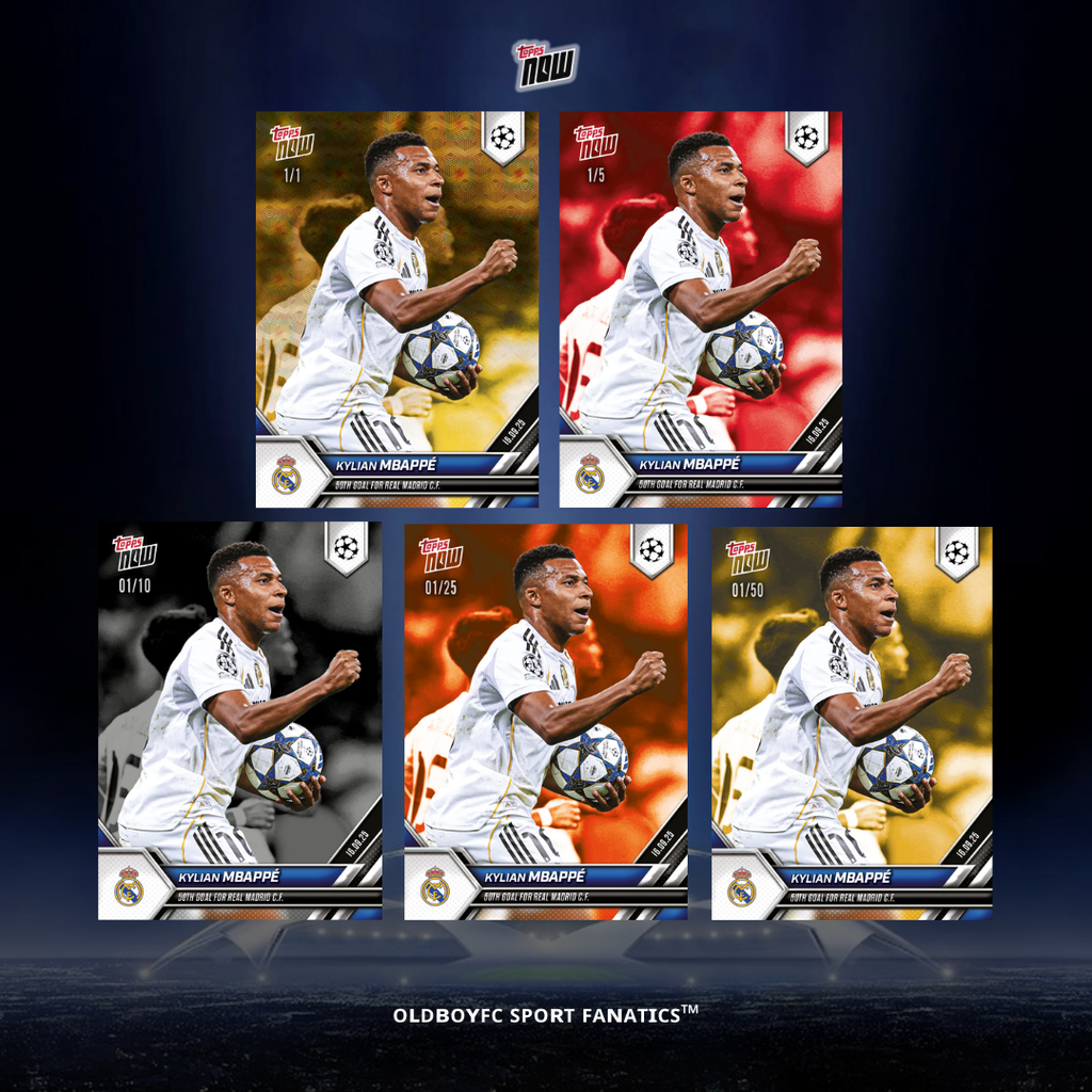 Topps Now Kylian Mbappé 25/26 歐冠 球星卡 帶編卡