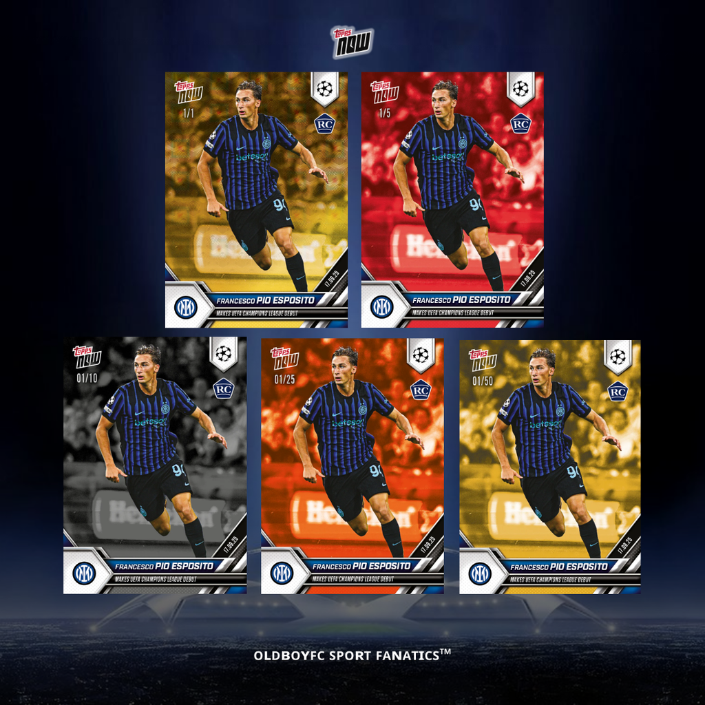 Topps Now Francesco Pio Esposito 25/26 歐冠 球星卡 帶編卡