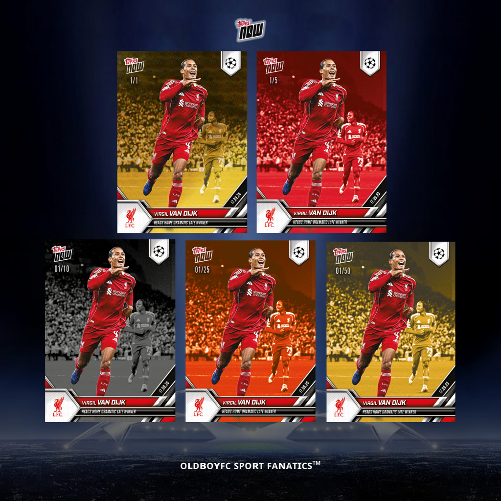 Topps Now Virgil van Dijk 25/26 歐冠 球星卡 帶編卡