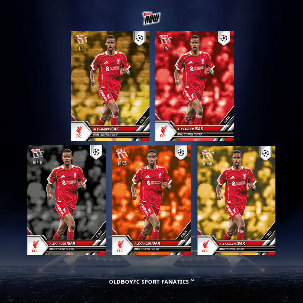 Topps Now Alexander Isak 25/26 歐冠 球星卡 帶編卡