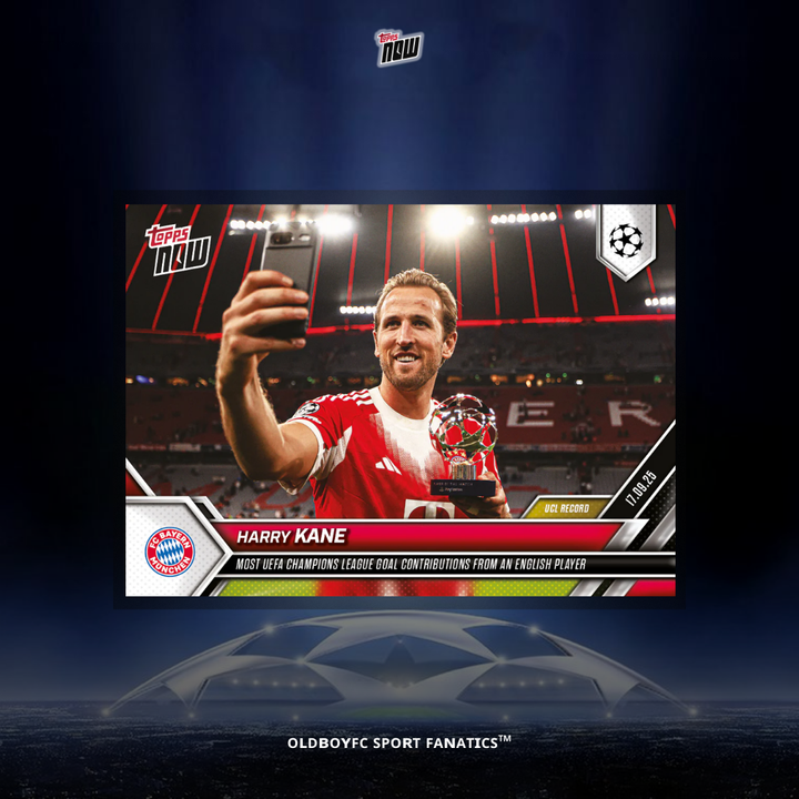 Topps Now Harry Kane 25/26 歐冠 球星卡