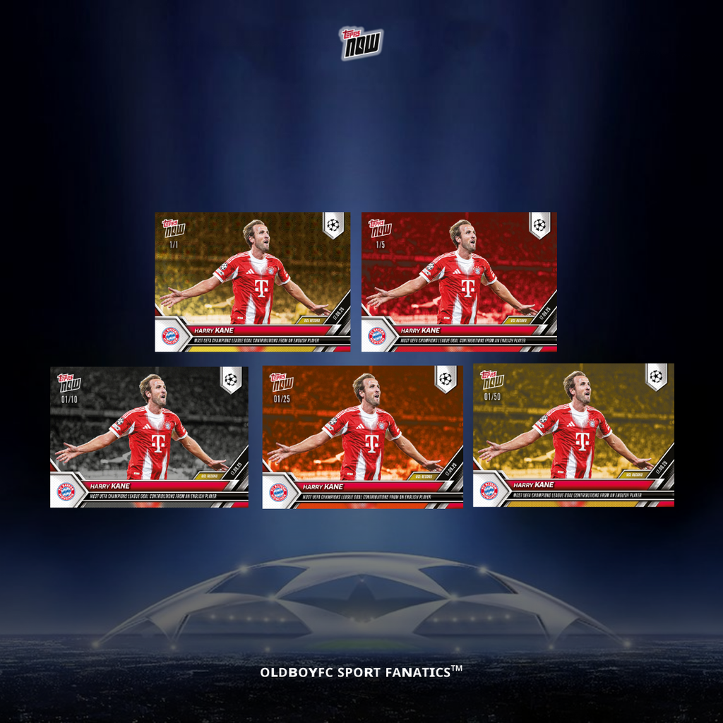 Topps Now Harry Kane 25/26 歐冠 球星卡 帶編卡